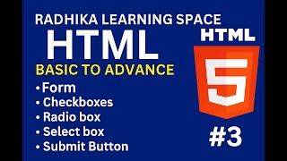 HTML Form Basic to Advance 3 class By MrinmaySharma#coding #education #html #html #hinglishtutorial