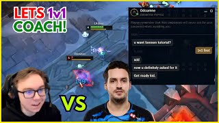 Baus Vs Odoamne 1v1 During Coaching Session | League of Legends Clip