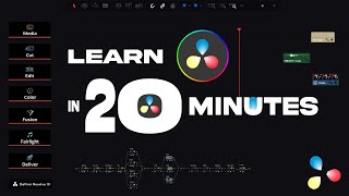 Learn DAVINCI RESOLVE in 20 Minutes | Basics in TELUGU