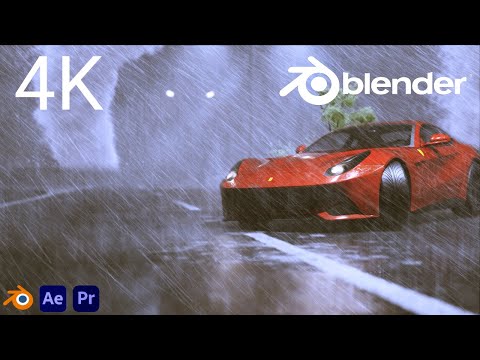 Blender Car Drift Animation | "What's Up Danger" Theme