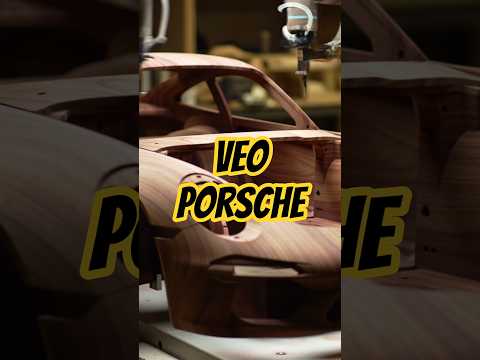 911 Porsche made of wood