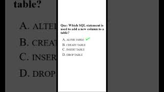 SQL Quiz - 4  | #sql #shorts #MahiIt