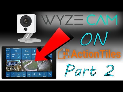 View WYZECAM on ACTIONTILES Using TinyCam | Part 2