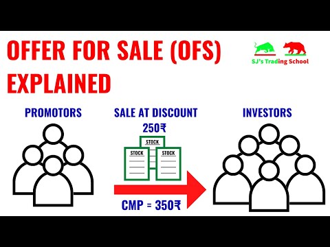 What is offer for sale in stock market | OFS Explained | How OFS benefits the shareholders
