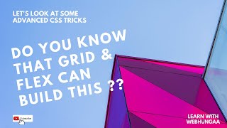 Flex and Grid is all you need | No Media Queries | Advanced CSS Layouts