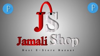 Professional E-Commerce Website Online Shop Logo Design in Pixellab | Online Store Logo Tutorial