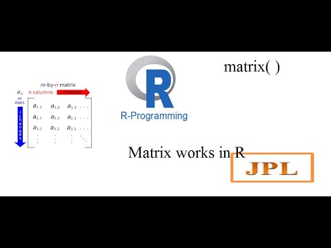 | How to use Matrix data in R Programming | R Programming with JPL | #JPL #RProgrammingWithJPL