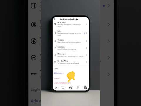 Instagram me sabhi account se ek saath logout kaise kare | Instagram logout all devices| #shortsfeed