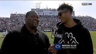 Marcus Allen Talks with Spice Allen - Penn State Spring Football