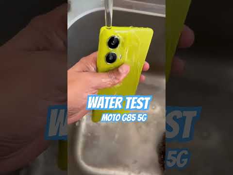 Moto g85 5g water test | motorola g85 5gwater test