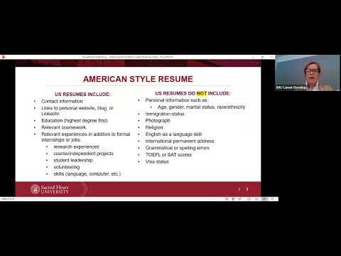 How to Navigate the U.S. Job Market - an International Student Career Readiness Workshop (2-25-22)