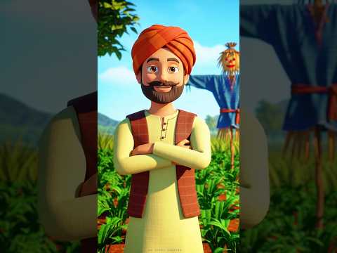 Poor farmer and monkey #ai #cartoon #aianimation #youtubeshorts #cartoon #shortsfeed #youtubesearch