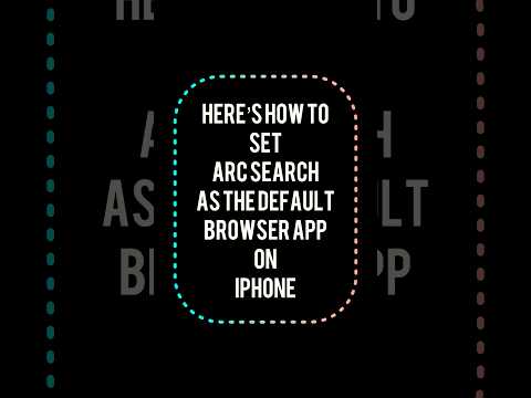 Set Arc Search as the default browser on your iPhone 📱#iphonetips Music: Carefree Musician: Jonas