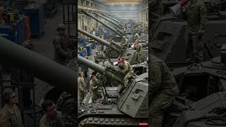 Building powerful artillery! Soldiers #army #militarytech #manufacturing #shorts #viralshorts