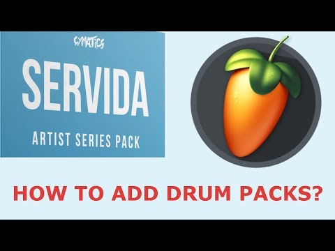 Adding Servida's Artist Series Pack from Cymatics in FL Studio 20