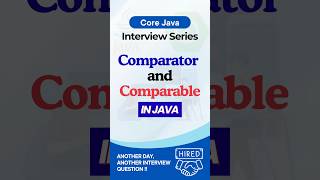 Comparable vs Comparator in 60 Seconds | Java Sorting Explained Fast #shorts