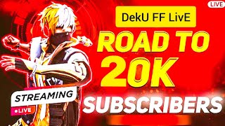 🔴 Road To 20K Playing with Sub & ID Chaking ❤️‍🔥 #freefire #classylive #satvik #tgrnrz #rggamer