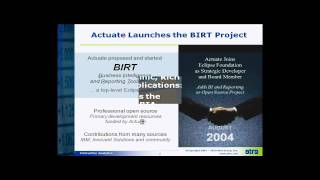 BIRT Interactive Analytics - Part 3 of 6