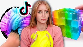 Trying the CRAZIEST Viral Tiktok Slime Hacks!