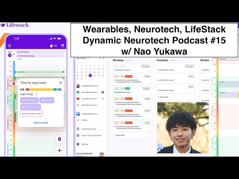 #15 Wearables, Neurotech, Productivity, and Pitching Jason Calacanis w/ LifeStack Founder Nao Yukawa