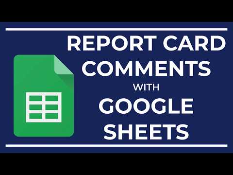 Report Card Comments Made Easy