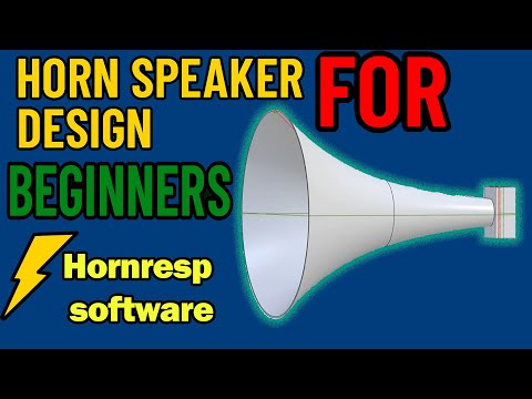 Horn Speaker Design Tutorial - Start Here If You're New