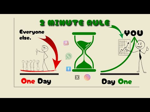 How to Beat Procrastination EVERYTIME With This 2 Minute Rule (Work Instantly fr)