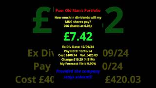 M & G (MNG) Interim Dividend 2024. Can we bank on this share to maintain the dividend?