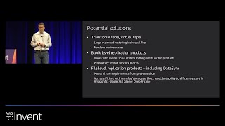 Rapid Online Data Transfer with AWS DataSync (STG342) - Millenium Management's Benefits
