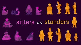 Who Sits and Who Stands at Work? A Data Viz Story
