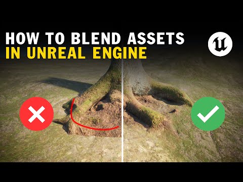 Unreal Engine 5: How to Blend Assets with Landscape with Runtime Virtual Texture
