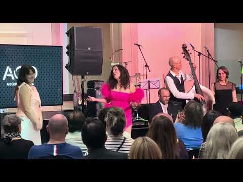 Amanda Martinez performs at AGO launch of Recuerdo