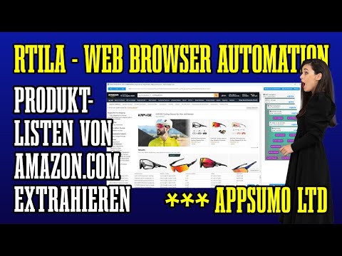 Wie du mit RTILA Produktlisten von Amazon.com extrahierst 🤖 | Automatisierung Tutorial Deutsch