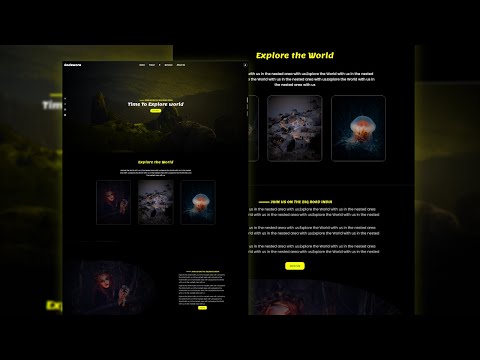 Mastering Parallel X Animation: Responsive HTML CSS Template with JavaScript Magic!