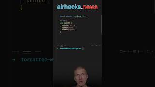 Formatted Without Parameters? #java #shorts #coding #airhacks