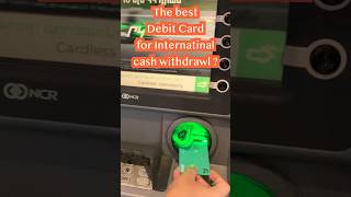 Fi money international ATM cash withdrawal | Best international debit card with zero markup #travel