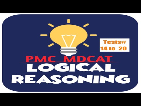 logical reasoning MCQs with solution|| mdcat new pattern || PMC  Paid test 14 to 20 MDCAT 2021
