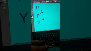 How to create Blend Text effect in Illustrator | Adobe Illustrator | Illustrator Tutorial #shorts