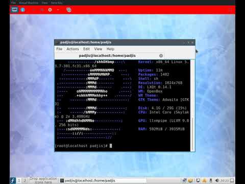 fedora 31 lxqt ram disk usage