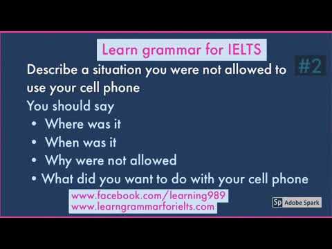 Describe a situation you were not allowed to use your cell phone |cue card |Amritsar|IELTS speaking