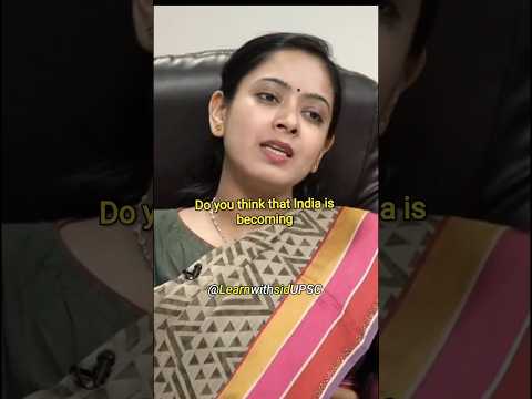 Is INDIA becoming intolerant?🔥| UPSC Interview... #motivation