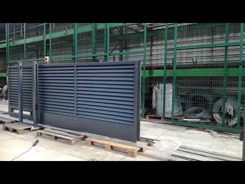 Telesopic gate manufacturer B&K Poland with safety strips