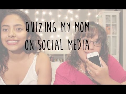 Quizzing My Mom On Social Media♡