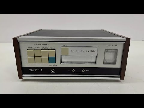 Zenith D638W-1 Stereo 8-Track Player