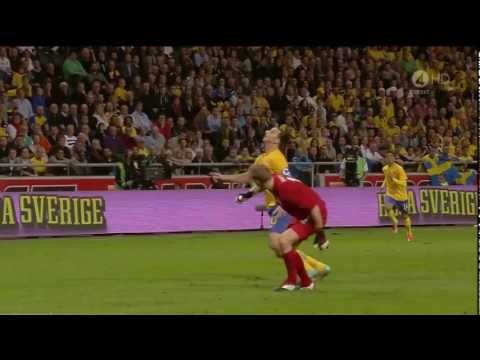 Ibrahimovic rovesciata (Svezia Inghilterra 4-2) HD