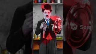 Chaplin's Technicolor Dream! 🎩🎨 #ClassicComedy #Colorize