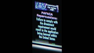 Understanding Tech: TikTok Ban PAFACA/U.S. Facts #TikTokBan #TechNews #SocialMediaUpdates #fyp