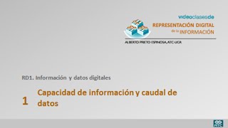 RD1.1 Capacidad y caudal datos