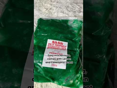 Hinding hindi ka bibiguin ng SIKSIK DIY Dishwashing liquid easy formula mix. 💚✨Link in comment.
