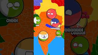 Roasting War India🇮🇳 VS China🇨🇳 in nutshell animation  #countryball #funny #countries